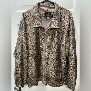 Vintage Ncounter silk jacket, Windbreaker, 90’s, 2XL